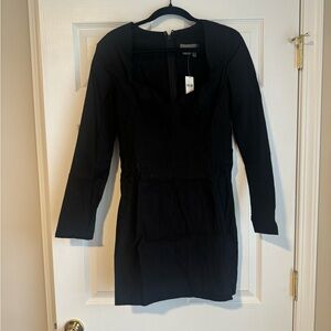Anthropologie Mini Black Dress